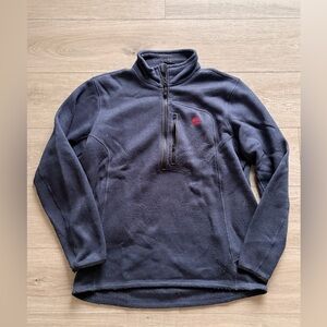 Timberland Men’s XXL Slim Fit Fleece Pullover Navy Blue 1/2 Zip Jacket